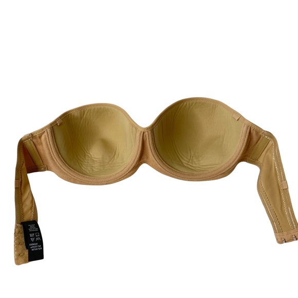 Le Mystere L’Image Collection Strapless Shameless Push-up Nude Bra 34C - Picture 4 of 8